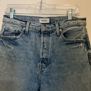 Pistola Women's Cropped Blue Jeans